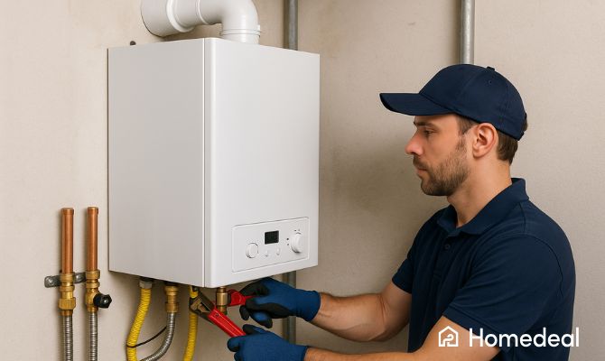 Installazione professionale di una caldaia a condensazione prezzi e costi di montaggio - Homedeal