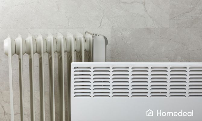 Confronto tra termosifone classico e riscaldamento elettrico a basso consumo installati in casa - Homedeal